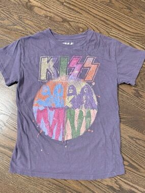 KISS Purple Graphic juniors Tee